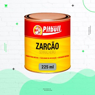 Zarcão Pitbull Serralheiro Fundo P/ Metais Cor Cinza Escuro - 225ml em Oferta na Shopee