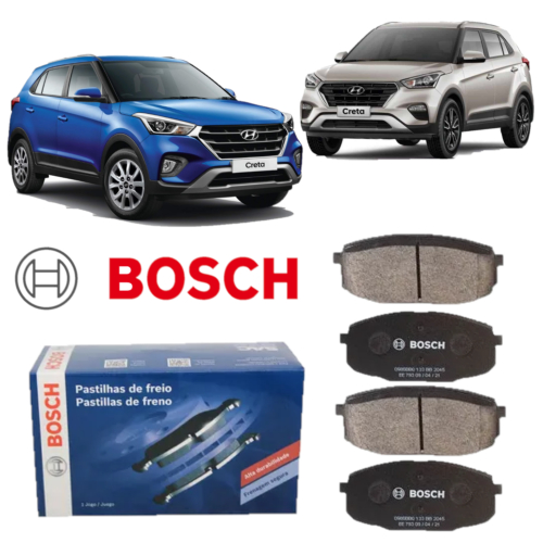 Pastilha De Freio Dianteira Original Creta 2.0 2018 Bosch em Oferta na Shopee