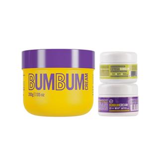 Kit Bumbum Viagem: 1x Bumbum Cream + 1x Travel Size (Mini Bumbum e Esfrega) + Nécessaire Beleza Brasileira em Oferta na Shopee
