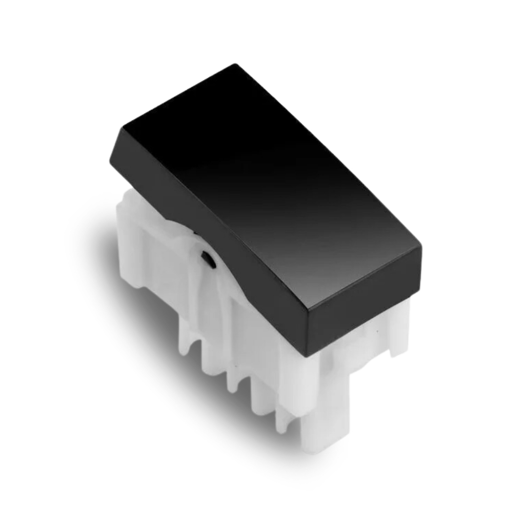 Módulo Alumbra Inova Pro  Black Piano Interruptor Bipolar Paralelo 85505