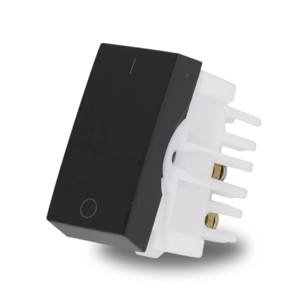 Módulo Alumbra Inova Black Piano Interruptor Bipolar Simples 85504