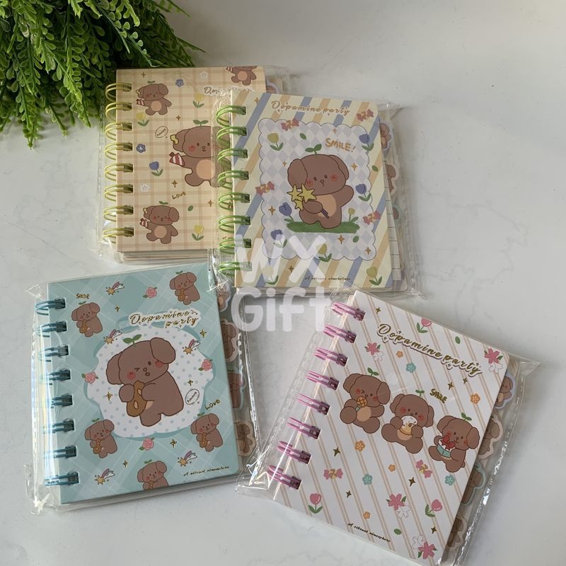 Bloco de Anotação Doguinho com 4 divisções A7 9,7x11,2cm - Uniso / WX Gift em Oferta na Shopee