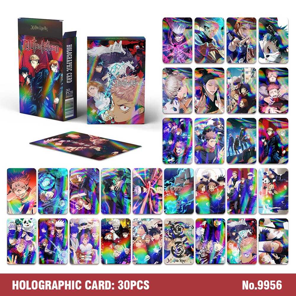 ANIME  30pcs Jujutsu Kaisen Photocard Pronto Para Ser Cartão LOMO Postal De Coleção