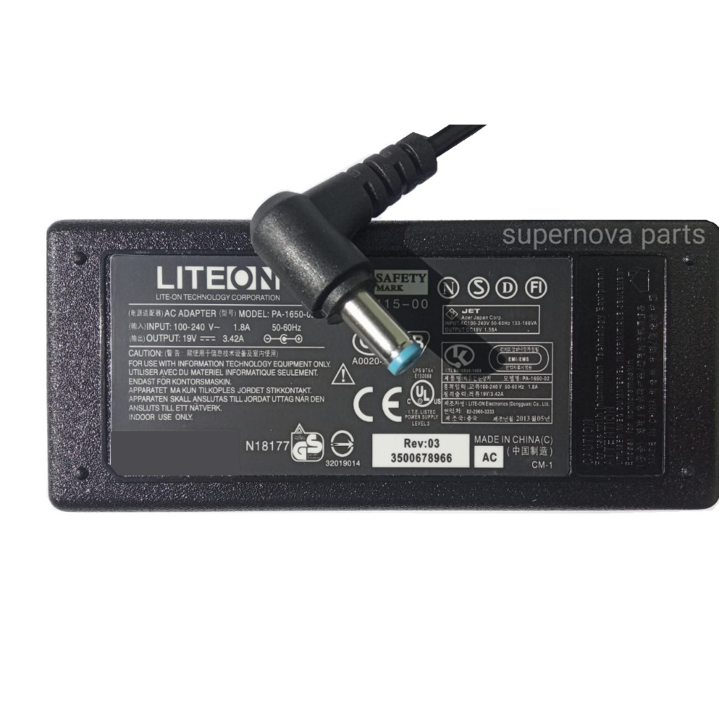 Fonte Carregador Para Notebook Gateway Ne56r22b Ne57007b Ne56R09b