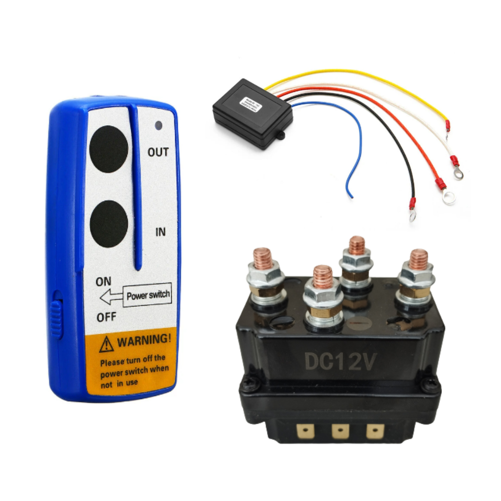 Controle Remoto Guincho Eletrico 12v E Solenoide