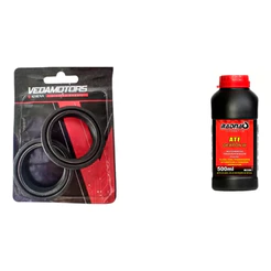 Retentor De Bengala + Oleo Atf Haojue Dk150 Dk 150 Fi Par