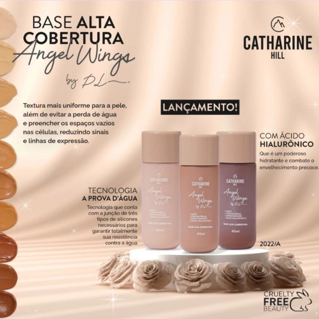 Base Alta Cobertura Pri Lessa Catharine Hill A Prova Dágua Matte 40ml