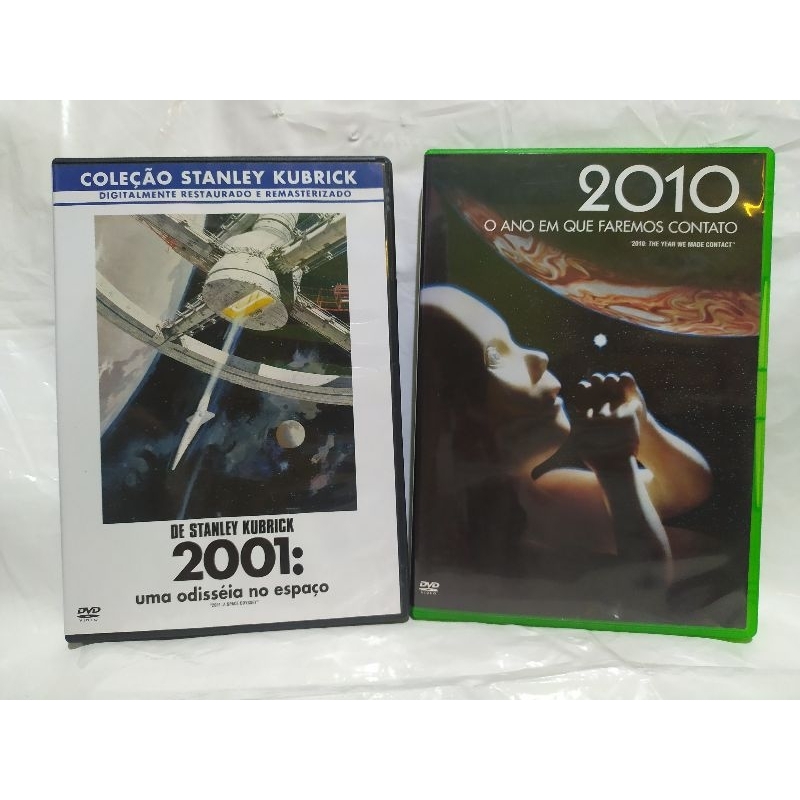 dvd kit 2001 uma odisseia no espaço e 2010 o ano em que faremos contato