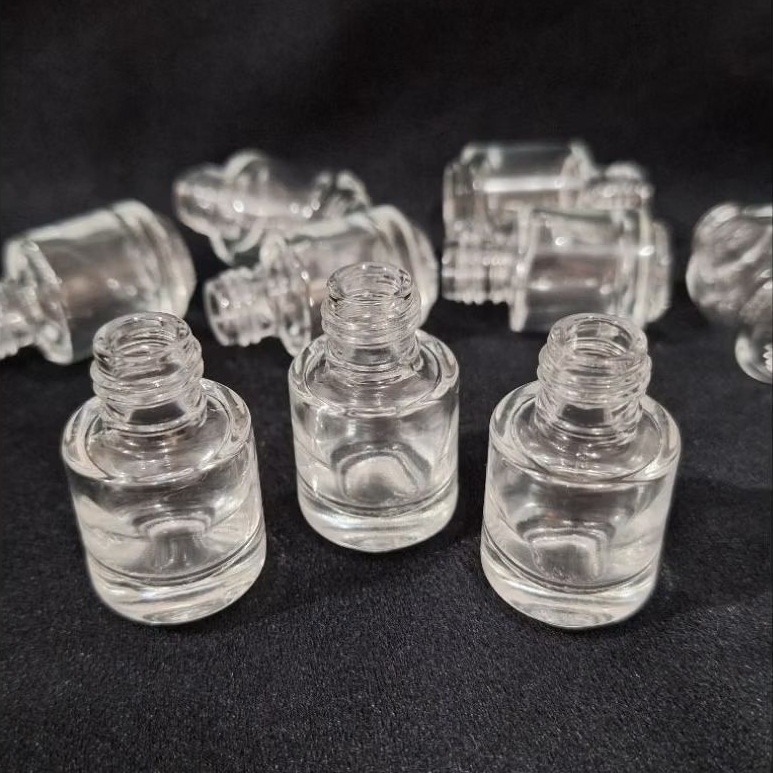 50 Frascos De Vidro de 5 ml Rosca 13mm SEM TAMPA Para Essências Perfume Decantes amostra