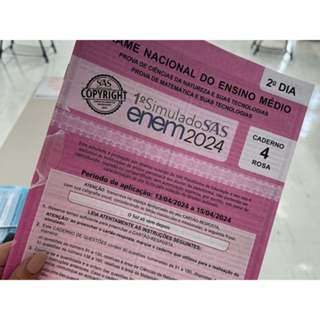 APOSTILA SIMULADO SAS - ANOS: 15, 16, 17, 18, 19, 20, 21, 22, 23, 24 E 25 - IMPRESSO E ENCADERNADO + GABARITO COMENTADO em Oferta na Shopee