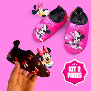 Kit 2 Tênis Stitch Infantil Menina Macio Antiderrapante do 16 ao 26 em Oferta na Shopee