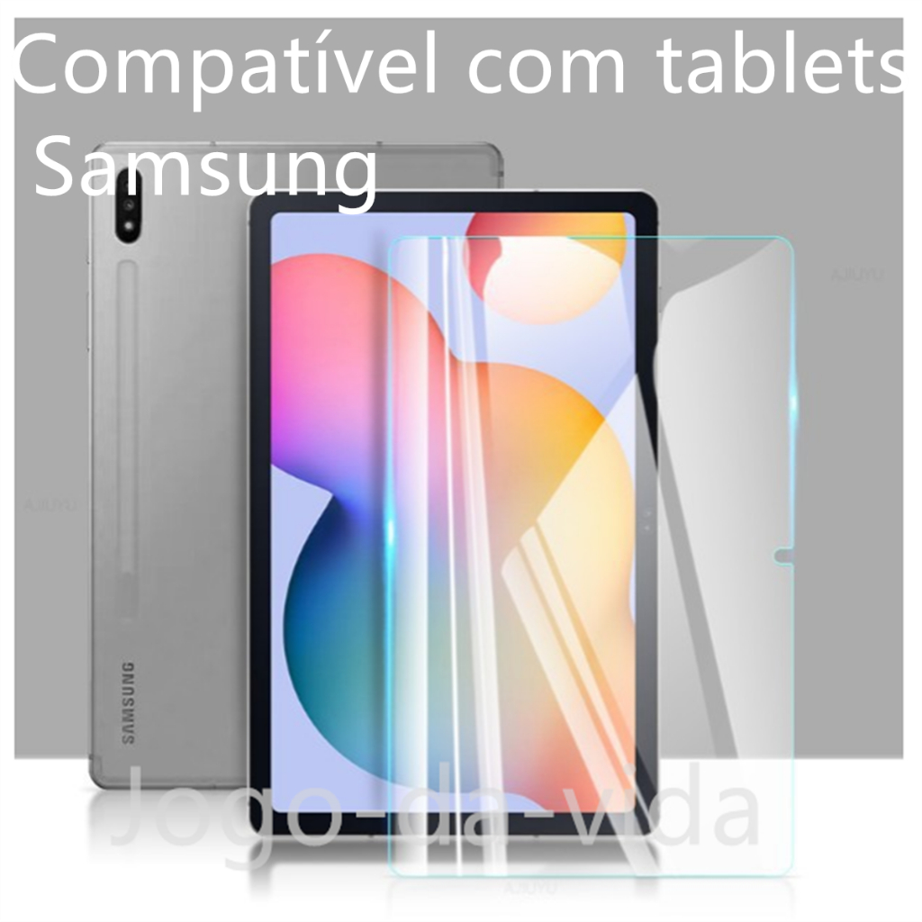 Película de Vidro Para Samsung Galaxy Tab S9 Fe Plus S7 8 9 Plus S7 Lite FE 12.4