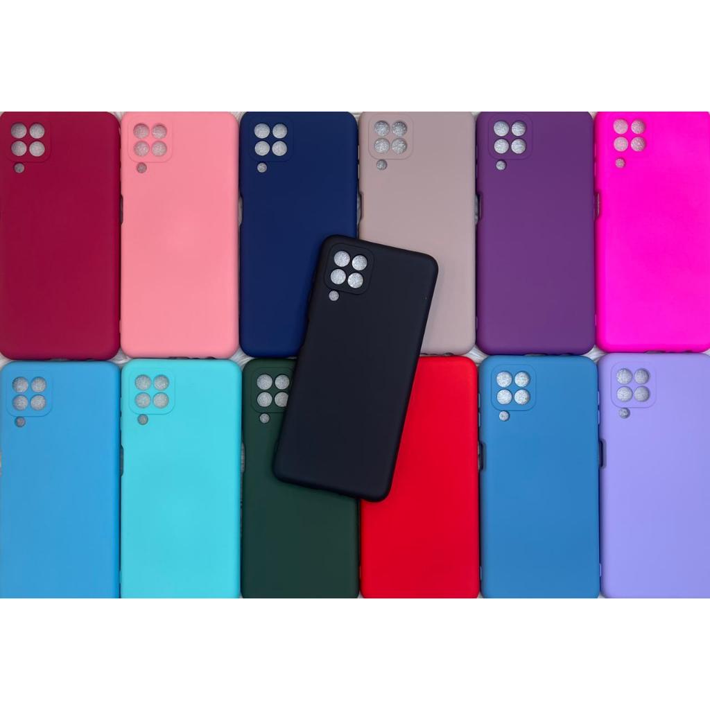 Capa Capinha Para Samsung A22 4G Silicone Aveludado Pelicula Case em Oferta na Shopee