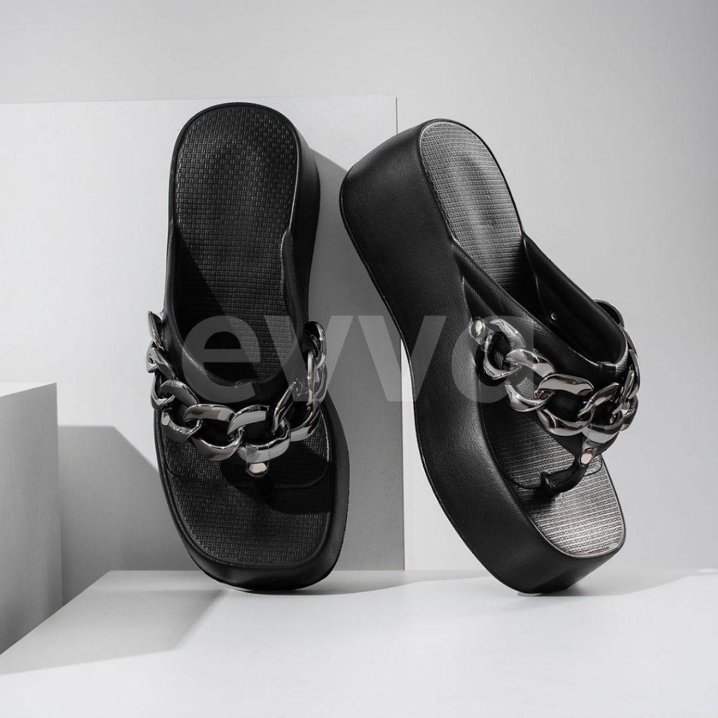 Chinelo Feminino Plataforma Salto Super Leve e Macio em EVA