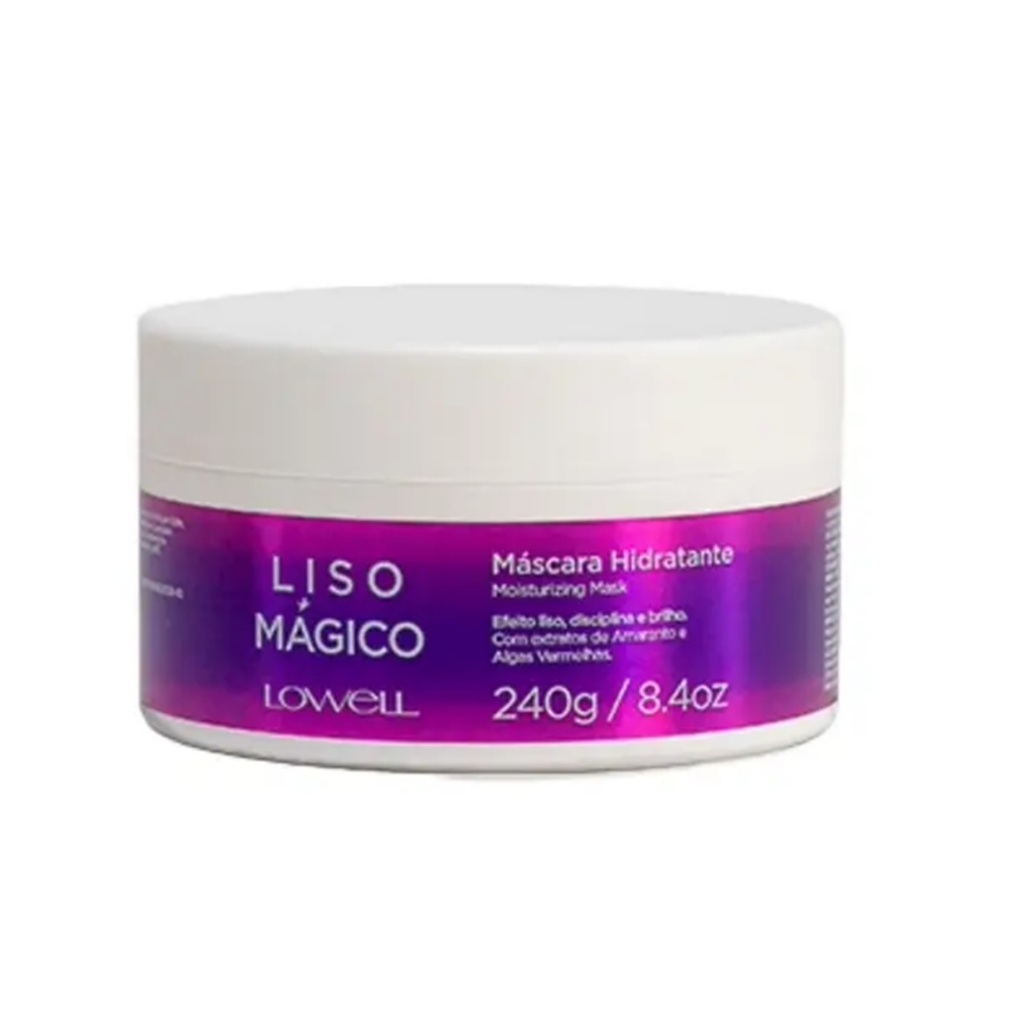 Liso Mágico Máscara 240g Lowell em Oferta na Shopee