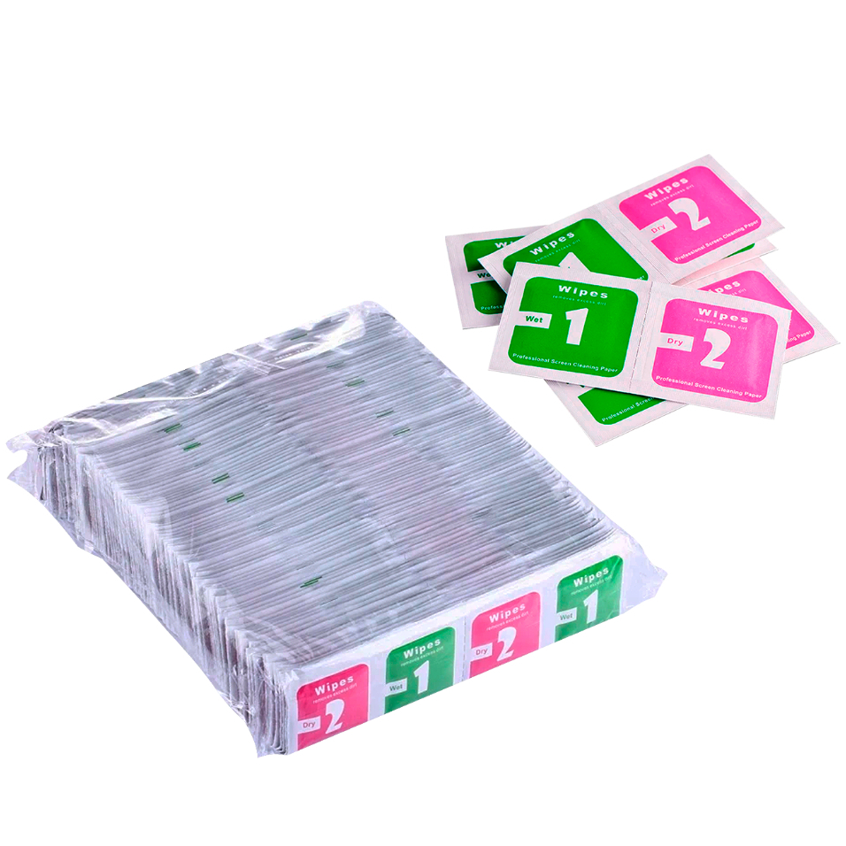 Kit Limpeza Limpa Tela De Celular Wipes Pano Seco E Húmido em Oferta na Shopee