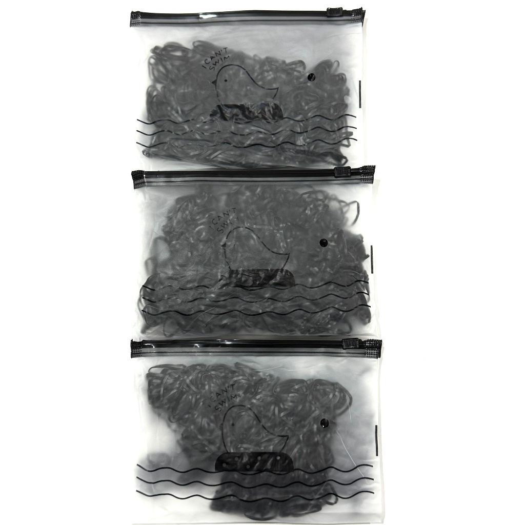 Kit 500 Elastico de cabelo Com Bolsa borrachinha/liguinha rabico de cabelo silicone infantil em Oferta na Shopee