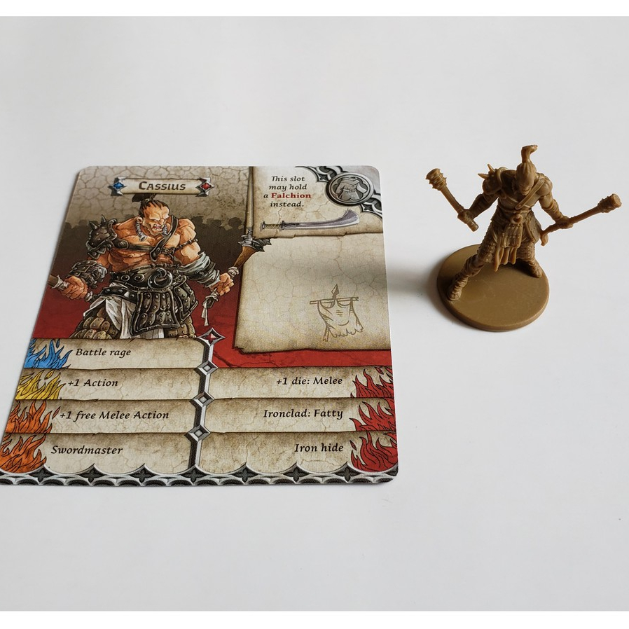 Cassius - Survivor | Sobrevivente - Zombicide Black Plague / Green Horde Ks