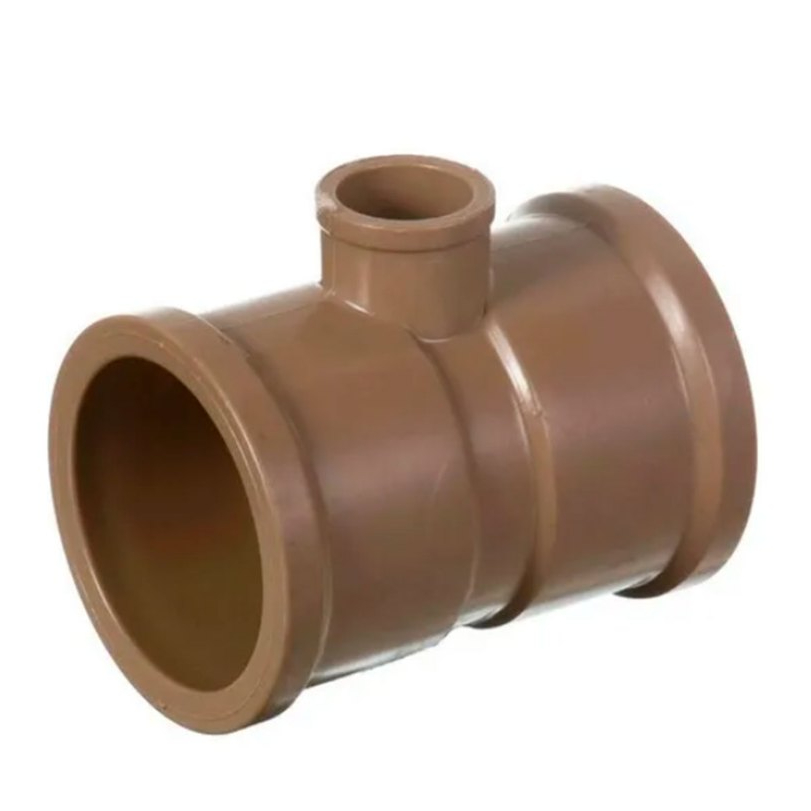 Te Redução Soldável 50x25  PVC Hidráulica em Oferta na Shopee