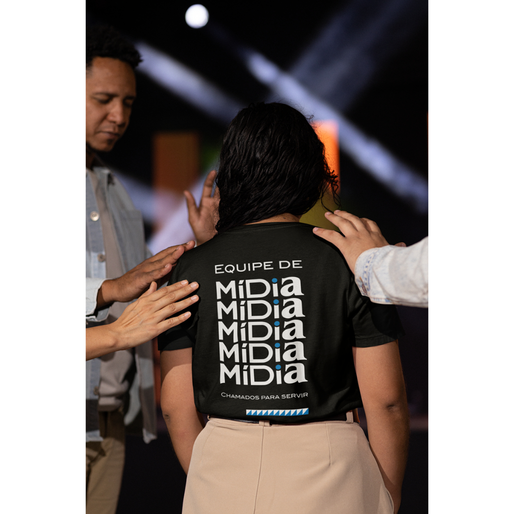 T-shirt Feminina Gola Redonda Camisa Camiseta Estampada - Equipe de Mídias em Oferta na Shopee