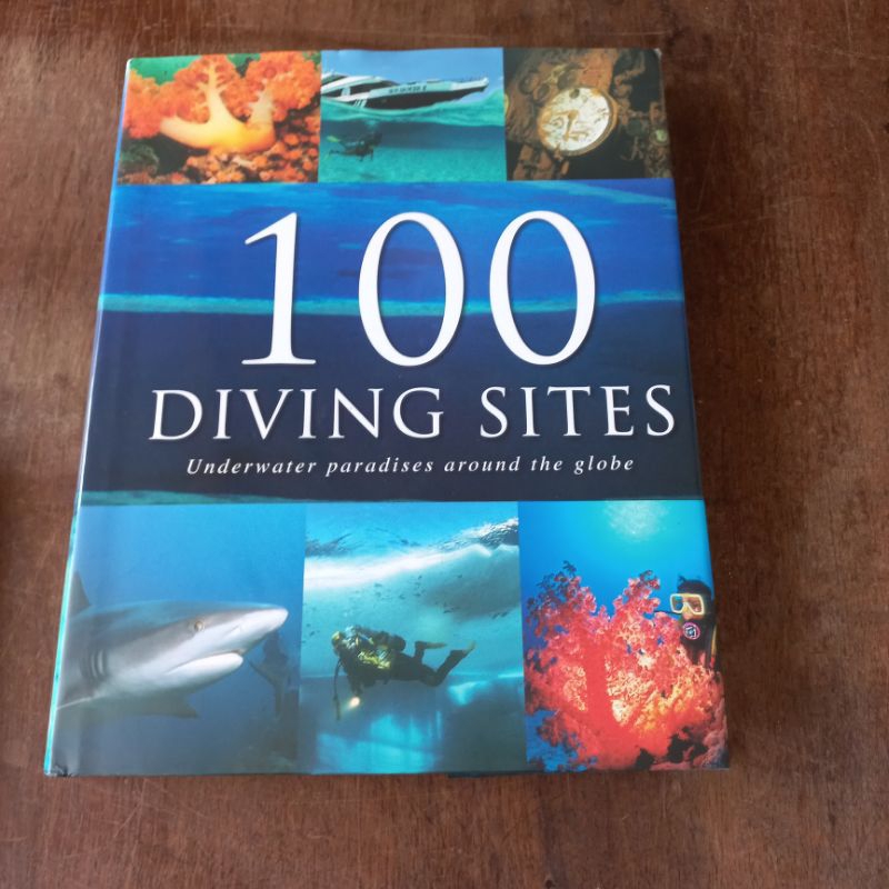 livro  100 diving sites  underwater paralise oround the globe