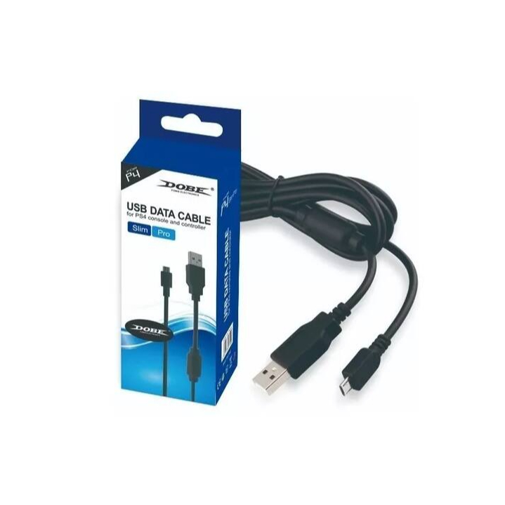 Cabo 2 Metros Usb V8 Carregamento Controle Ps4 - Dobe