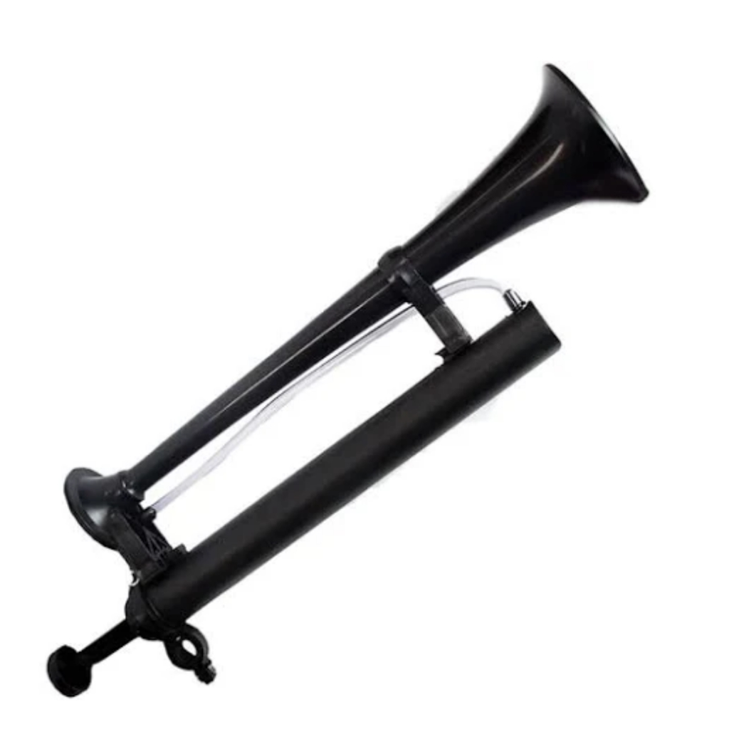 Buzina Maritima Caminhão Jumbo Jumbão Manual Extra-forte Resistente Bicicleta Bike Cor Preta em Oferta na Shopee
