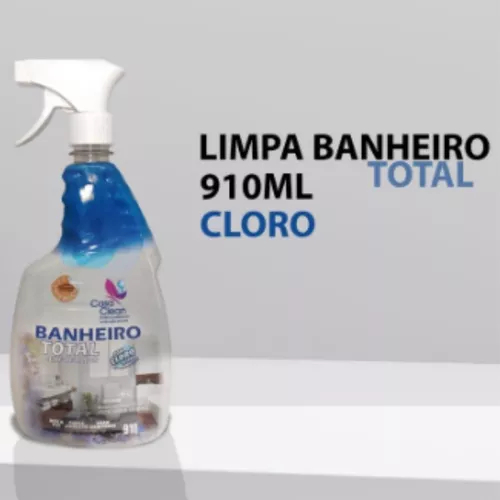 Limpa Banheiro Casa Clean 910ml Limpeza Eficaz com Alto Poder de Remoção Fragância Agradável em Oferta na Shopee