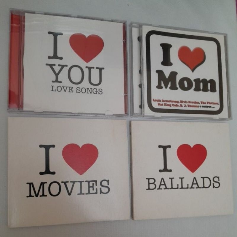 CD I Love You Love Mom Love Ballads Love Movies - Elvis Presley Louis Armstrong Ben King Peter Cetera Greaves Lettermen