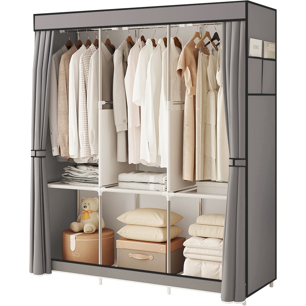 Guarda Roupa Dobrável Organizador De Roupas Portátil Multiuso Armário Organizador de Roupas Sapatos Multiuso