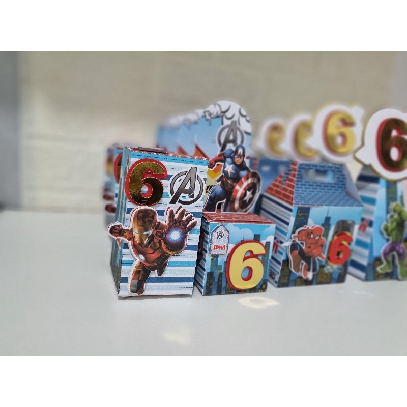 kit Personalizados vingadores