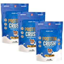 Kit 3x Whey Protein Crush 900g Refil Under Labz 100% Concentrado