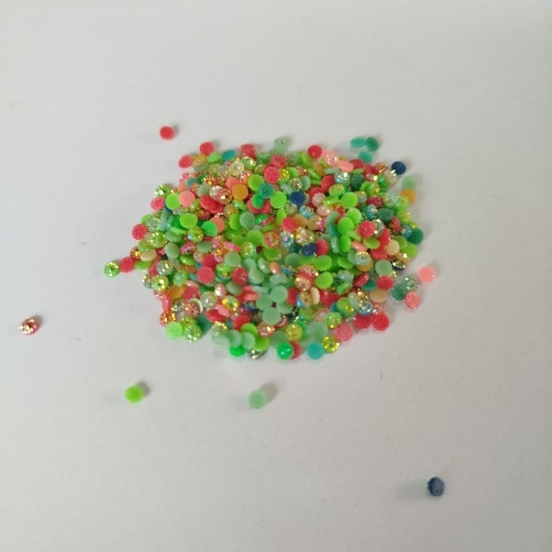 Pedrarias para unhas e artesanato 3mm margarida, girassol, strass de unhas