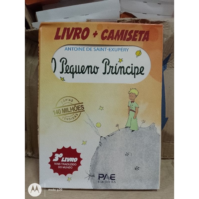Livro + Camiseta O Pequeno Príncipe