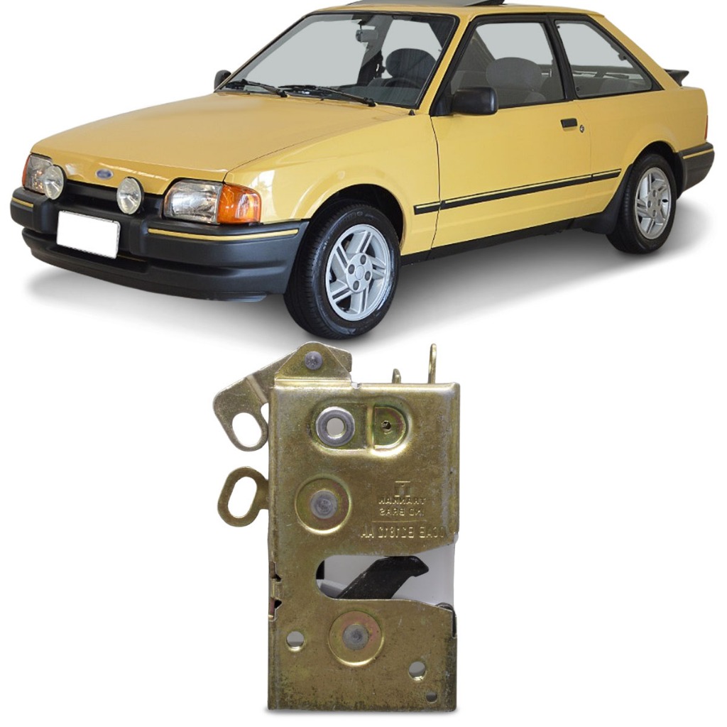 Fechadura da Porta Escort 02 Portas 87 a 92 Hobby 93 a 96 Verona Apollo 90 a 92 Lado Esquerdo