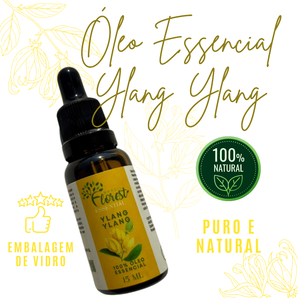 Óleo Essencial de Ylang Ylang Florest Brasil