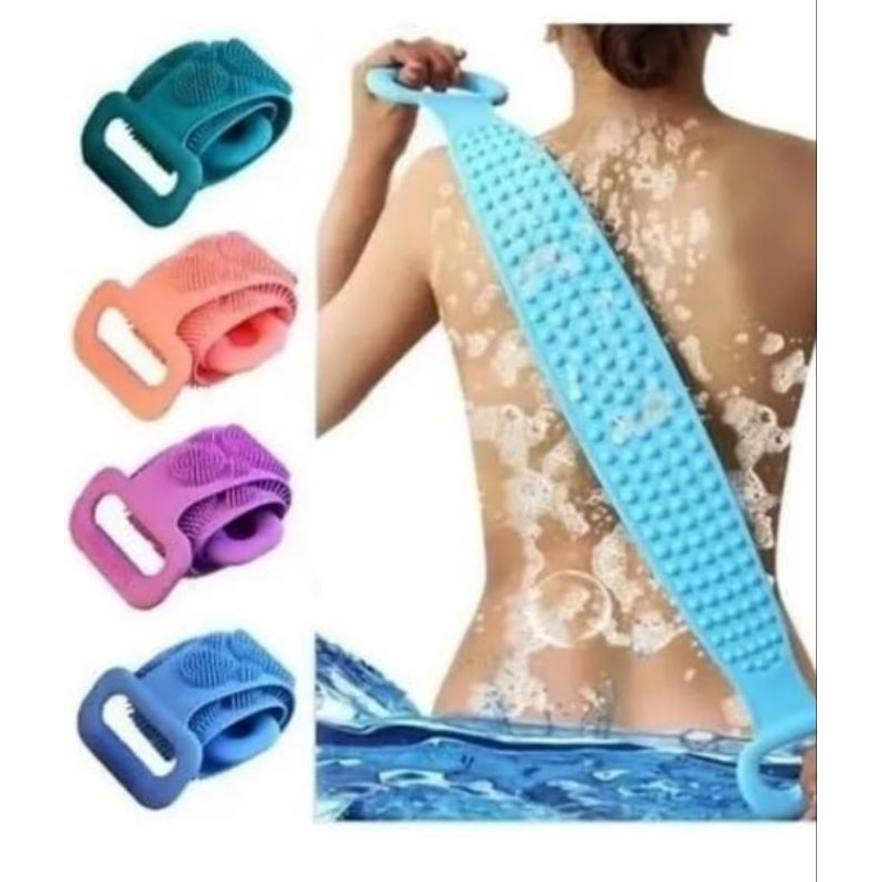 Esponja de Banho, Bucha De Silicone Massageadora Lava Corpo Todo Bucha Esfoliação