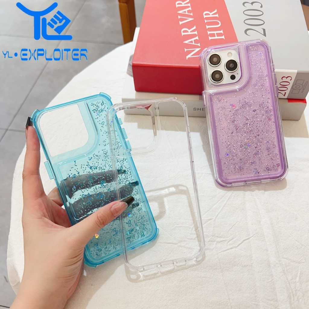 Capa anti impacto colorida com brilho de coração MOTOROLA E XAIOMI G55 RM 13C RM 14C  (XTC) em Oferta na Shopee