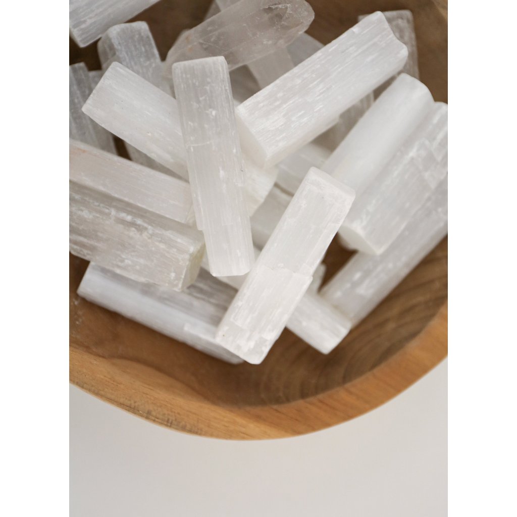 Bastão de Selenita 10cm 1 unidade de pedras bruta Natural do Marrocos, Selenita Branca Bastão em Oferta na Shopee