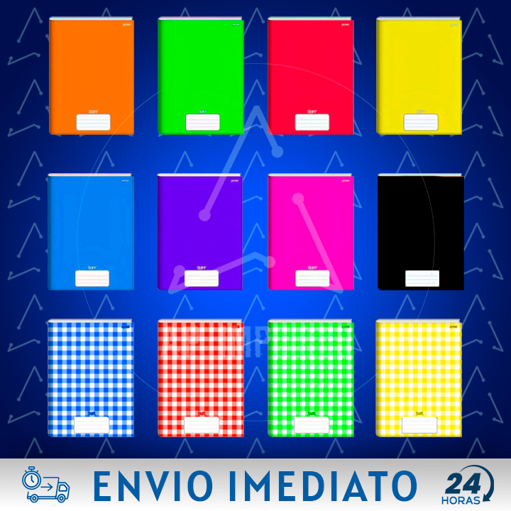 KIT 15 CADERNO BROCHURAO 96 FOLHAS CAPA DURA GRANDE A4 JANDAIA BROCHURA em Oferta na Shopee