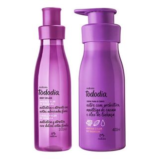 Kit Natura Tododia Ameixa e flor de baunilha Hidratante Corporal 400ml e Body Splash 200ml