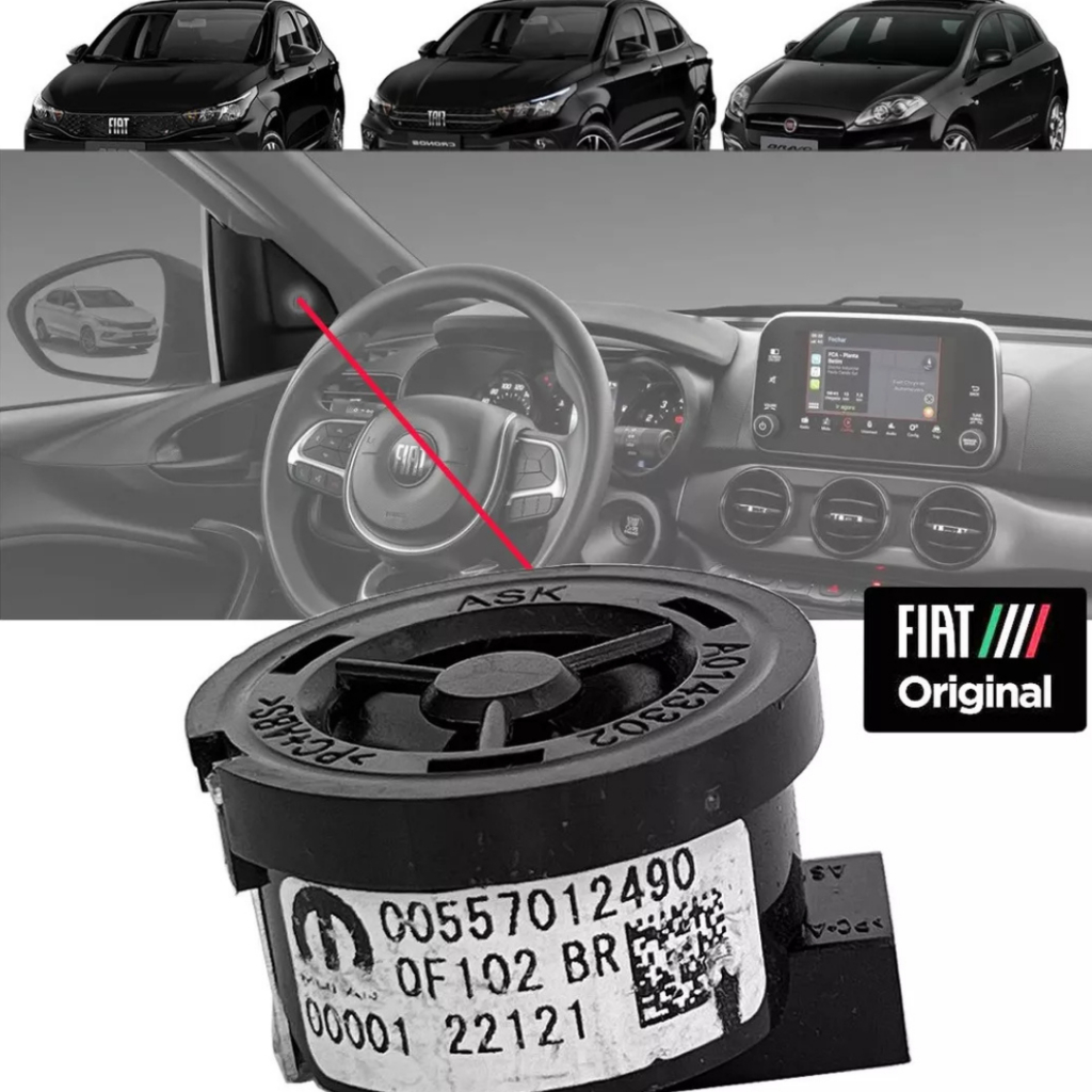Mini Tweeter Coluna Caixa Som Alto Falante Fiat Argo 00 Punto Bravo Cronos Palio Cronos Grand Siena