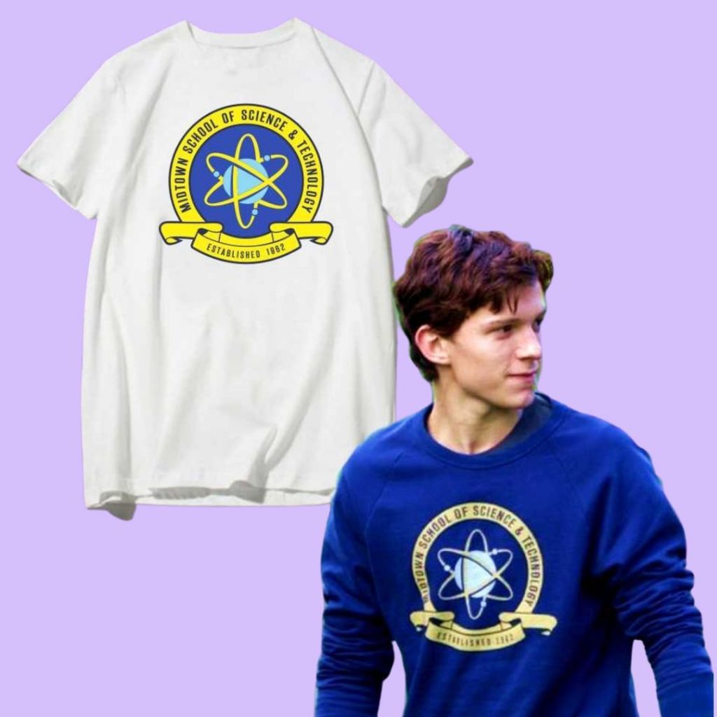 Camiseta Marvel Homem Aranha | Tom Holland | Midtown School of Science & Technology [tradicional e plus size]
