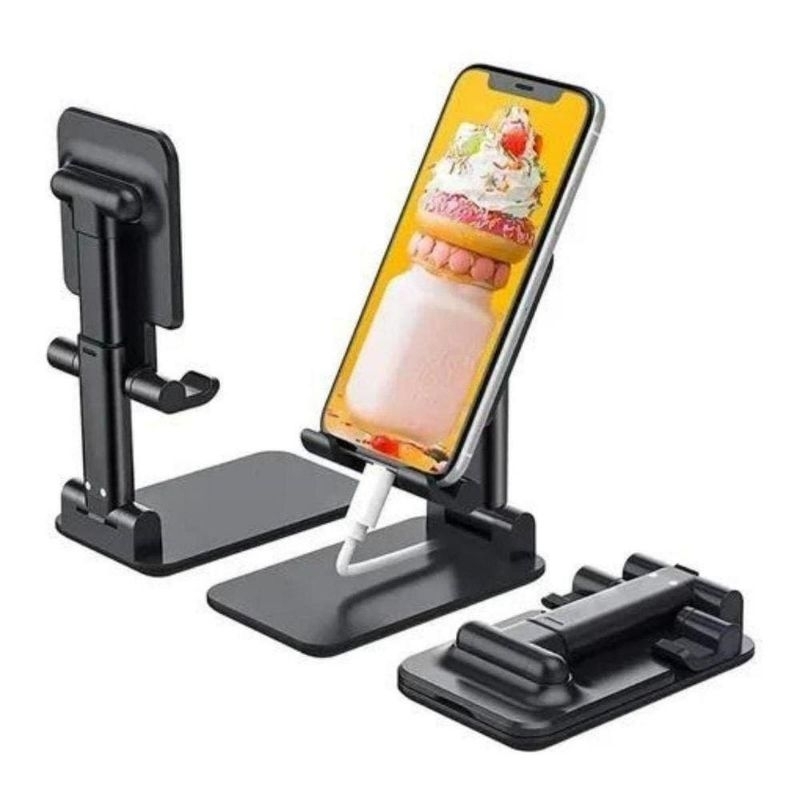 Suporte Para Celular Ergonômico dobrável Portátil Celular ou tablet Ajustável Mesa