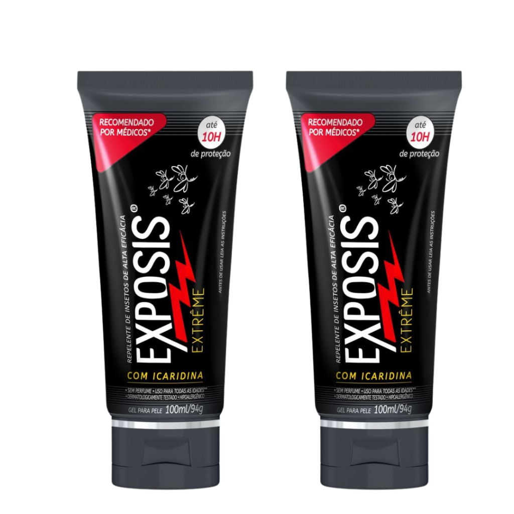 Repelente Exposis Extreme com Icaridina Kit 2 unidades de 100ml cada em Oferta na Shopee