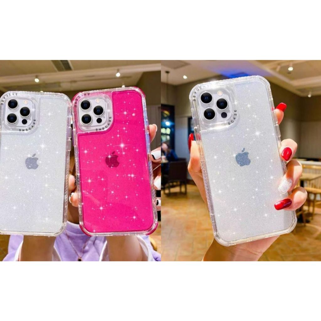 Capa De Celular Space Iphone Glitter/Anti impacto Iphone 15/15 PRO/15 PRO MAX/16/16 PRO/16 PRO MAX/ 11 PRO/11 PRO MAX em Oferta na Shopee