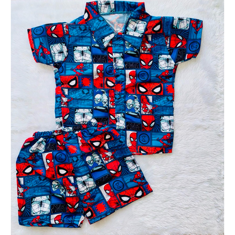 Mauricinho Conjunto Temático Homem Aranha Menino Festa