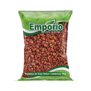 Proteína de Soja Sabor Calabresa - Granel em Oferta na Shopee