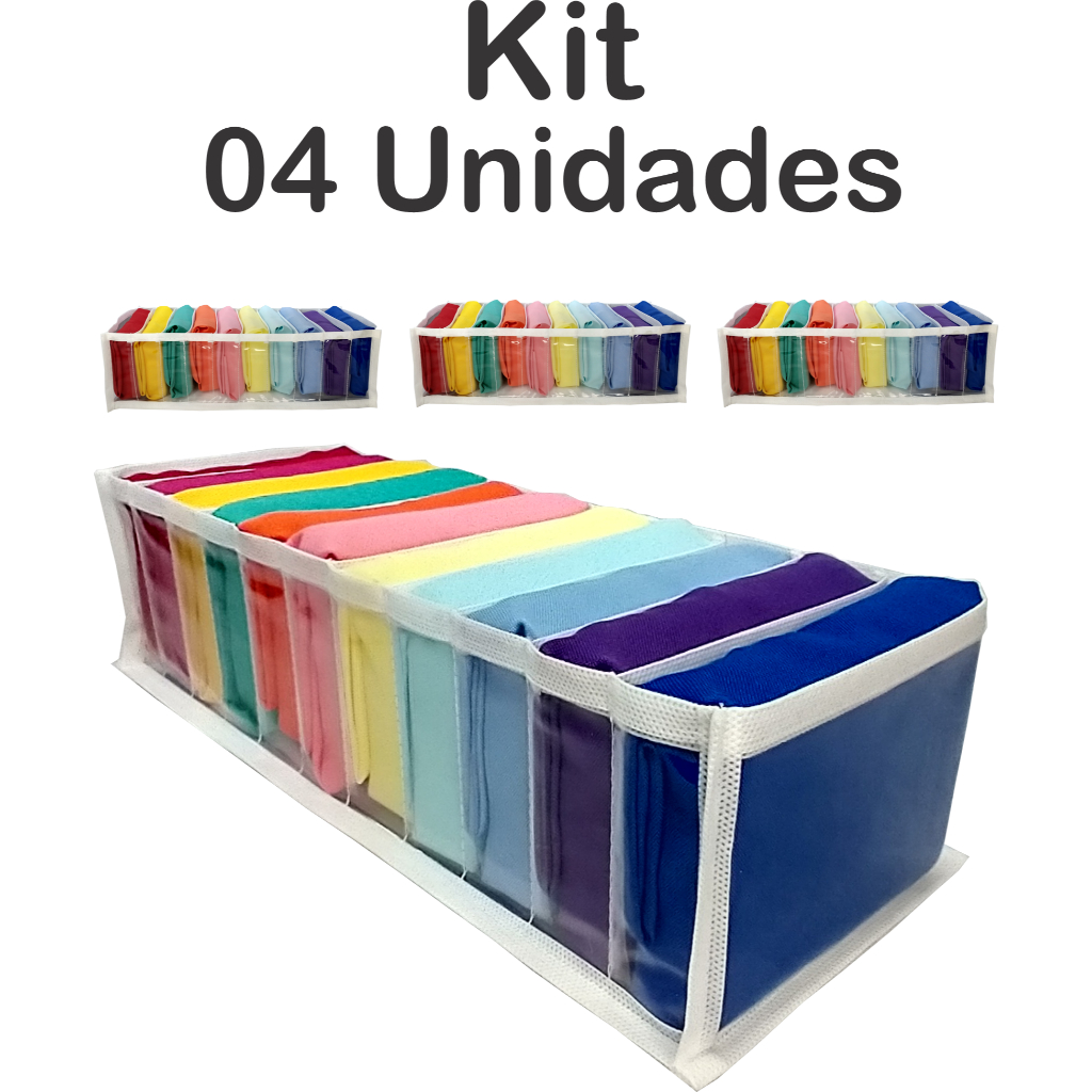 Kit 04 Unidades Colmeia organizadora calcinha  / Organizador de Gaveta / Organizador de Guarda Roupa -Comprei Organizei!