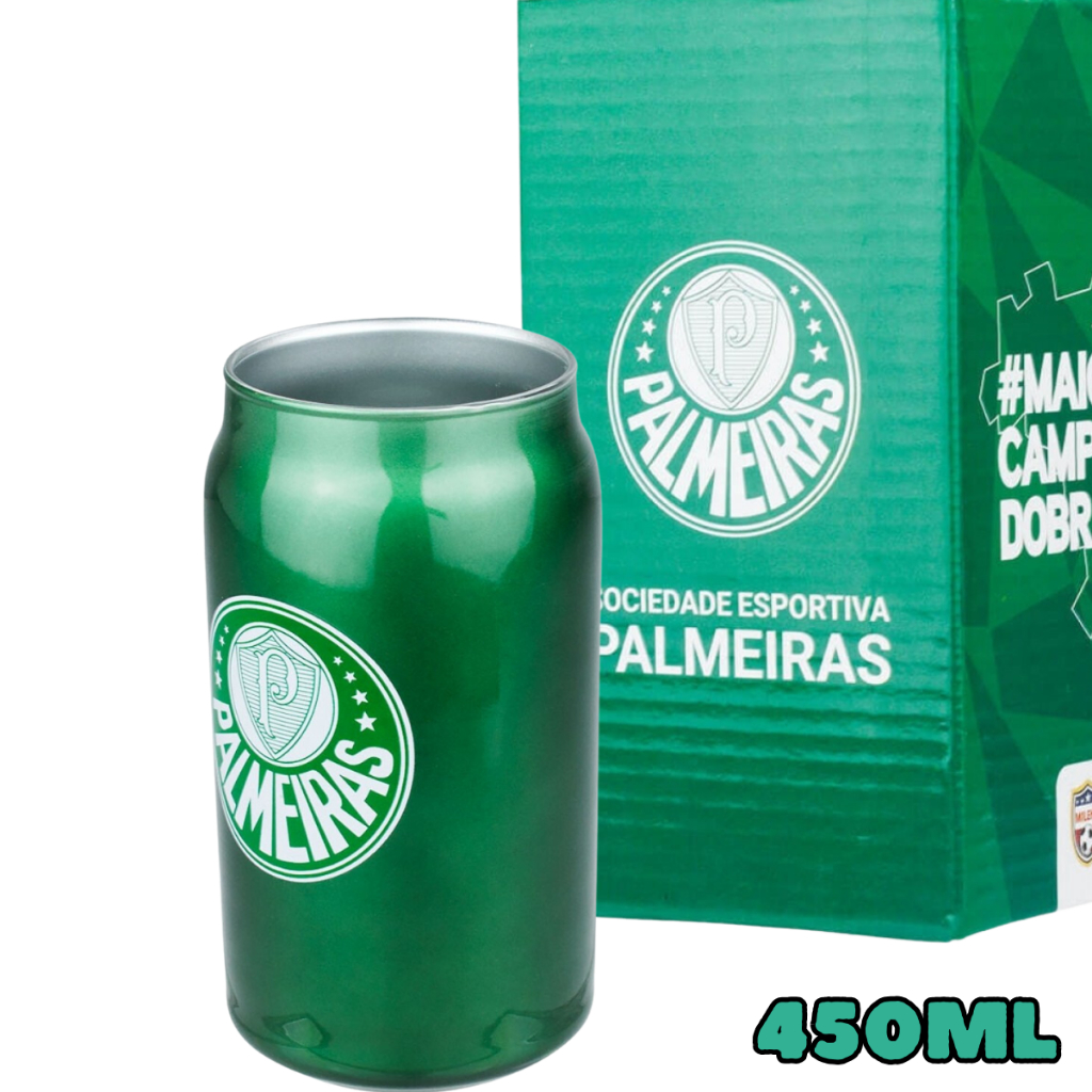COPO PALMEIRAS DE VIDRO 450ml REF.: JW701337-3 em Oferta na Shopee